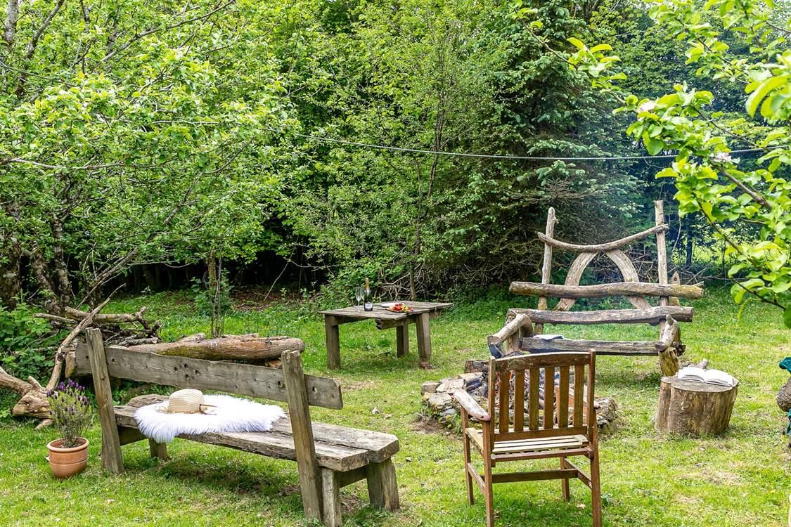 Hagrids fireplace is a wonderful little sun-trap. Perfect spot to nestle down with a picnic.