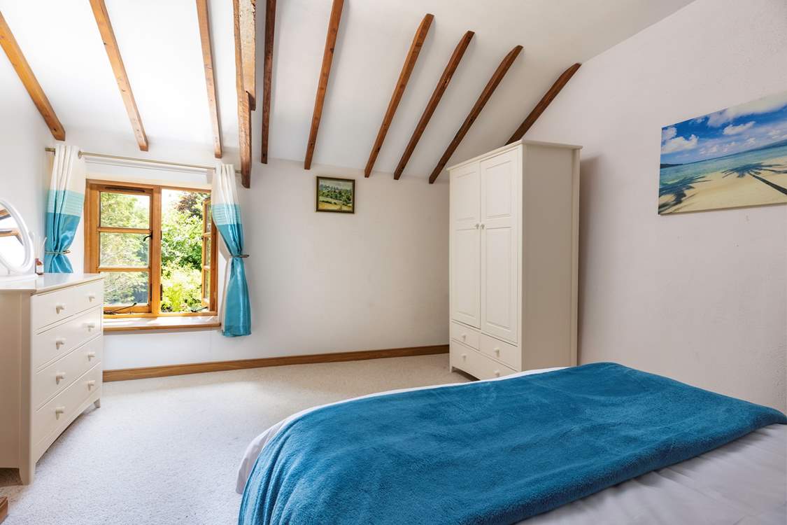 The room is lovely and spacious.