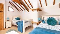 Both of the bedrooms are delightful.