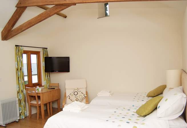 The annexe provides further accommodation for two with its own wet-room and kitchenette and configured with twin or super-king beds to suit . This is a walk away from the cottage and is excluded at the lower price.