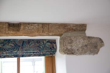 Old original oak lintels.