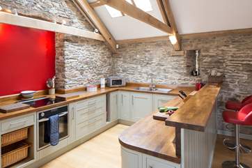 A chance to show off your culinary skills in this great kitchen.