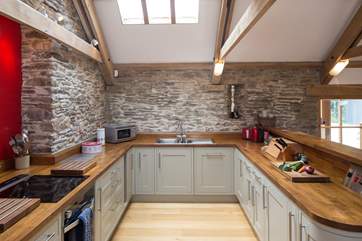 Plenty of room to prepare a special meal.