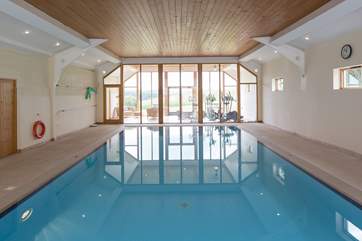 The wonderful indoor pool.