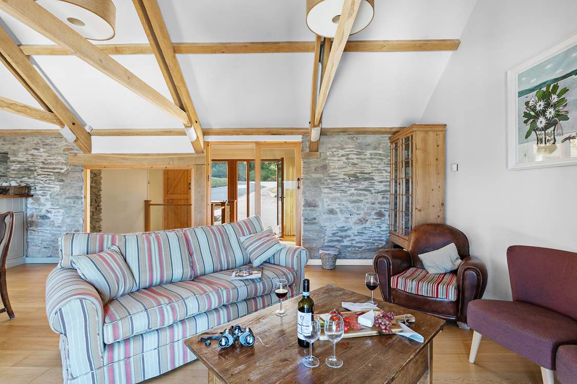 The sitting-area in the living-room.
