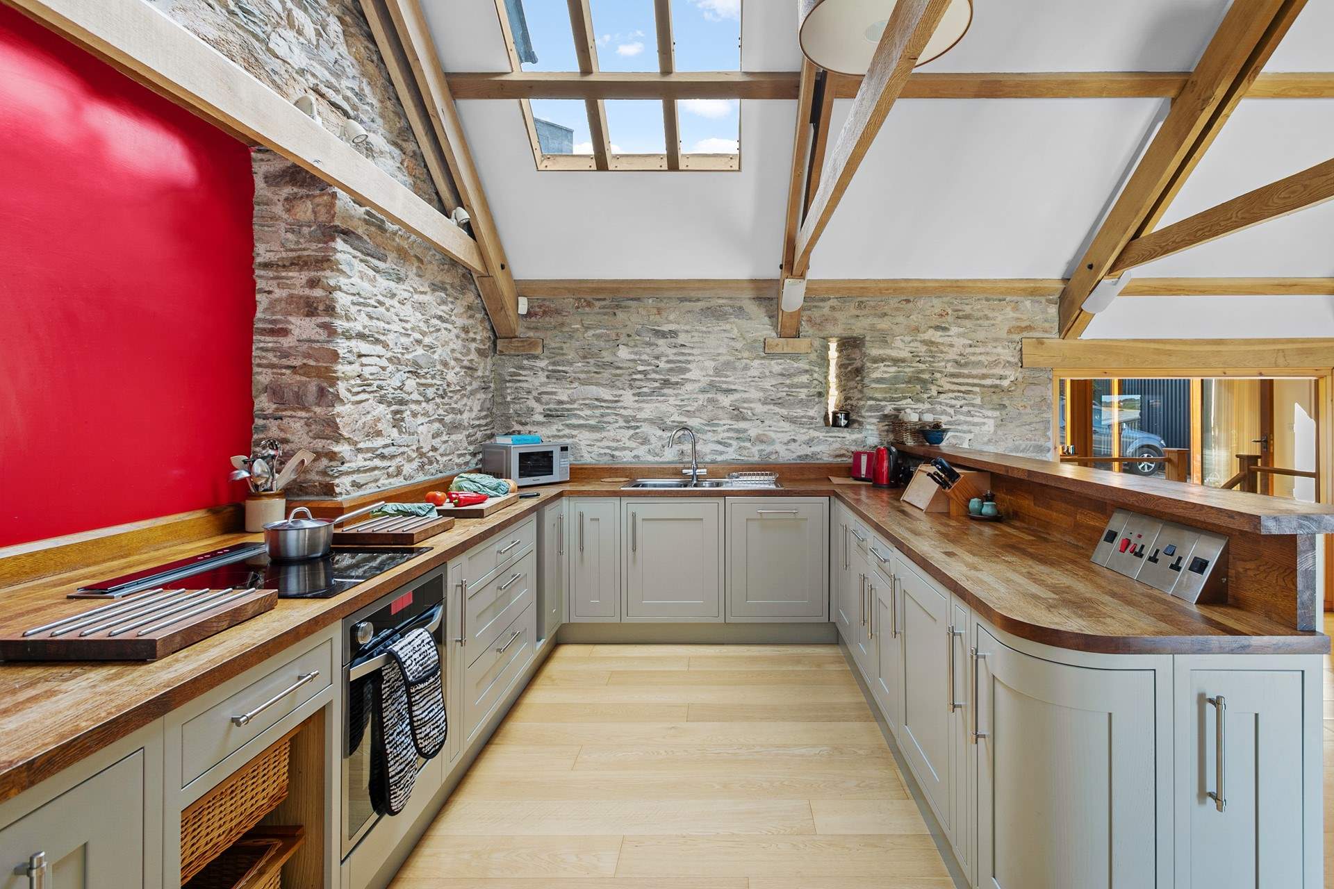 A chance to show off your culinary skills in this great kitchen.