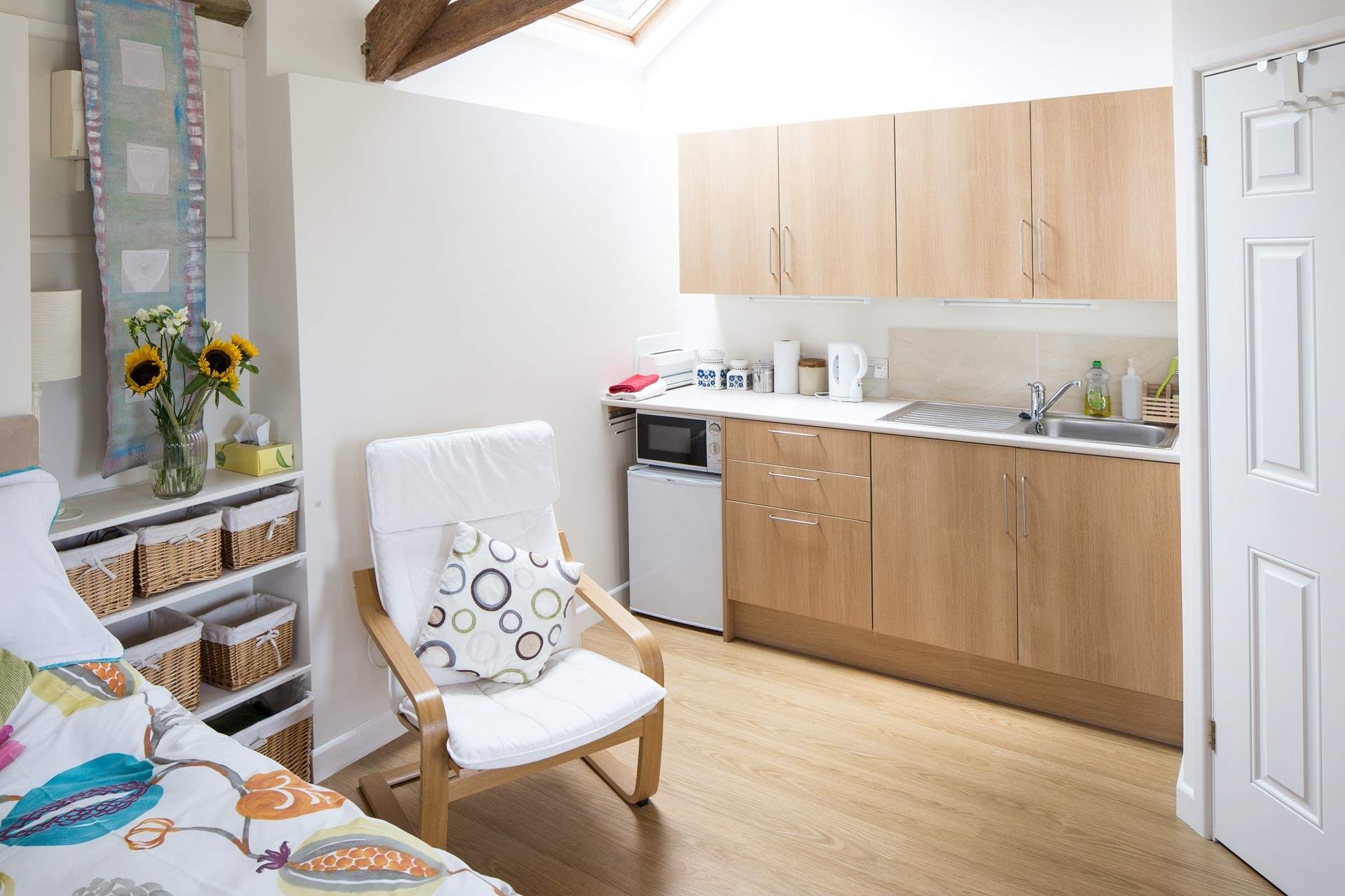 The annexe has a kitchenette and en suite facilities.  
