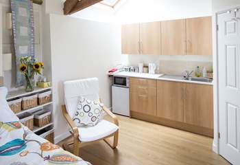 The annexe has a kitchenette and ensuite facilities.  