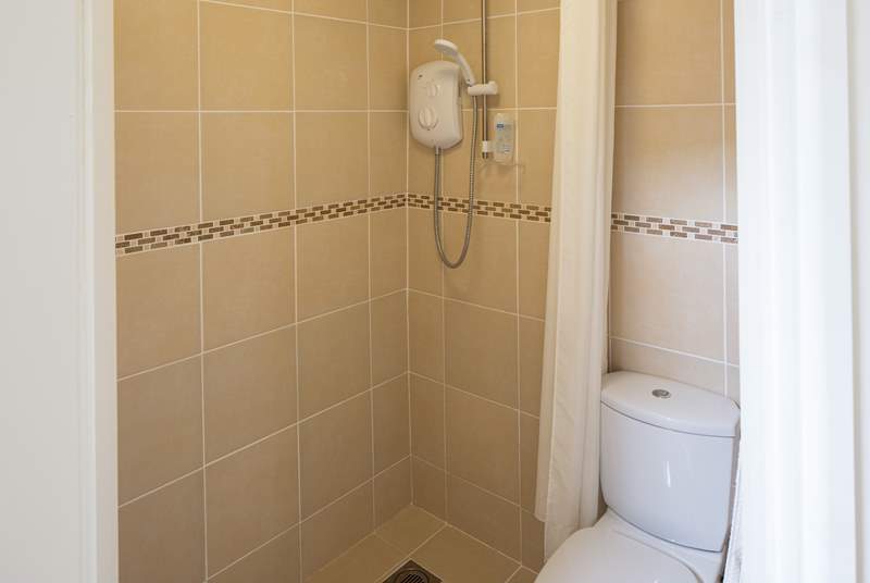 The shower-room in the annexe.
