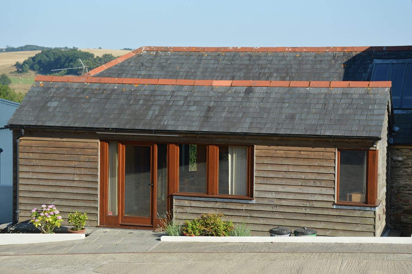 The cottage entrance.