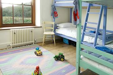 The twin bunk room.