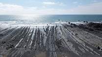 Welcombe beach.