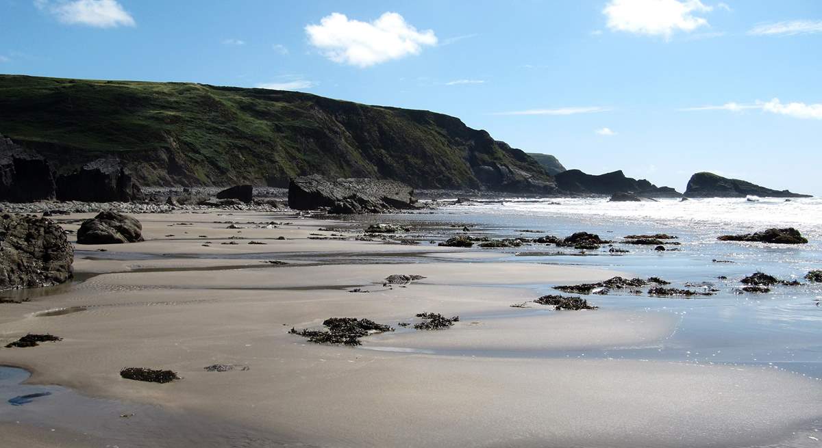 The beach is ideal for young and old to enjoy.