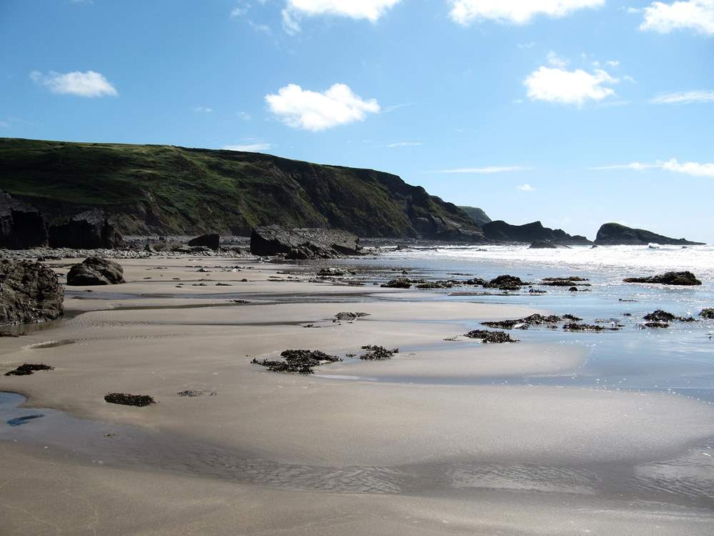 The beach is ideal for young and old to enjoy.