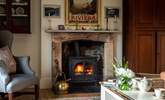 The fabulous wood burner is perfect for cooler months. - Thumbnail Image