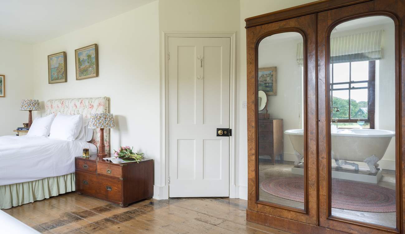 The principal bedroom is rather special. 