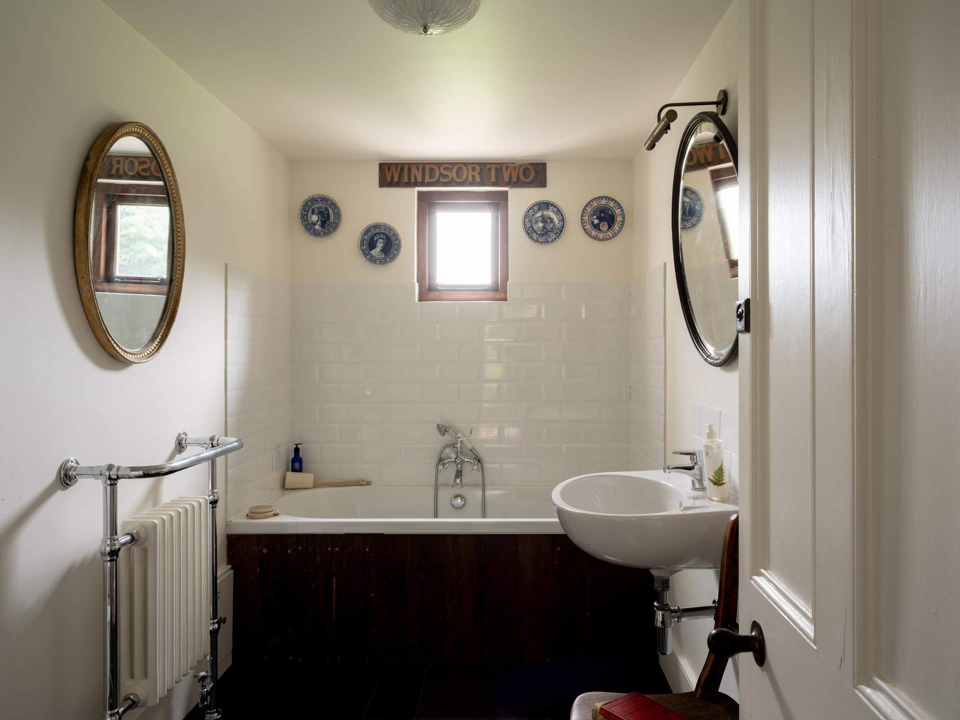 This bathroom is on the ground floor of the annexe.