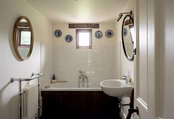 This bathroom is on the ground floor of the annexe.