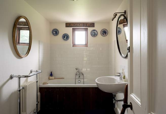 This bathroom is on the ground floor of the annexe.