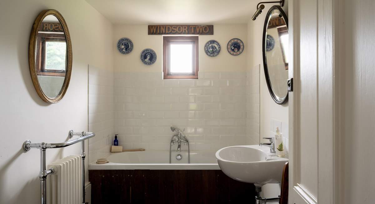 This bathroom is on the ground floor of the annexe.