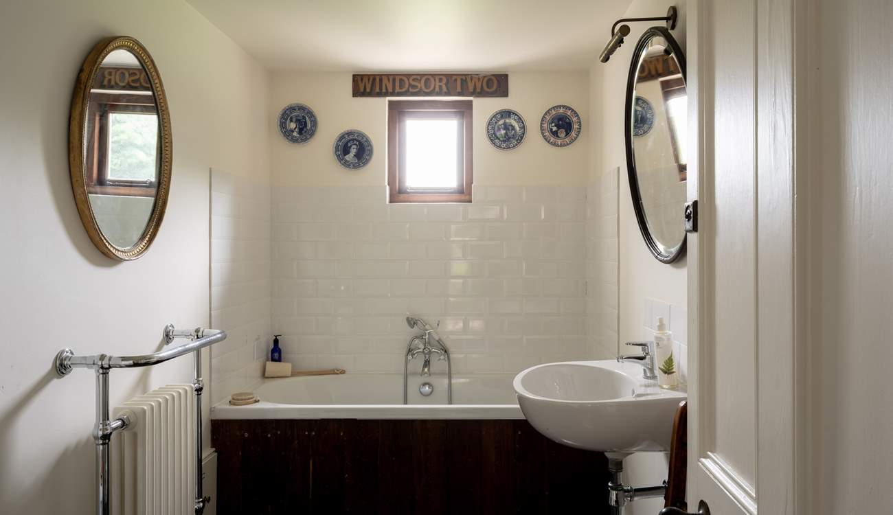 This bathroom is on the ground floor of the annexe.