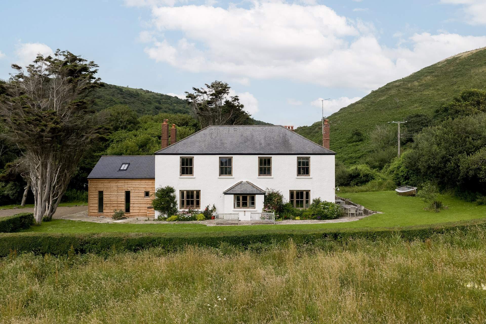 The wrap around gardens are stunning. 