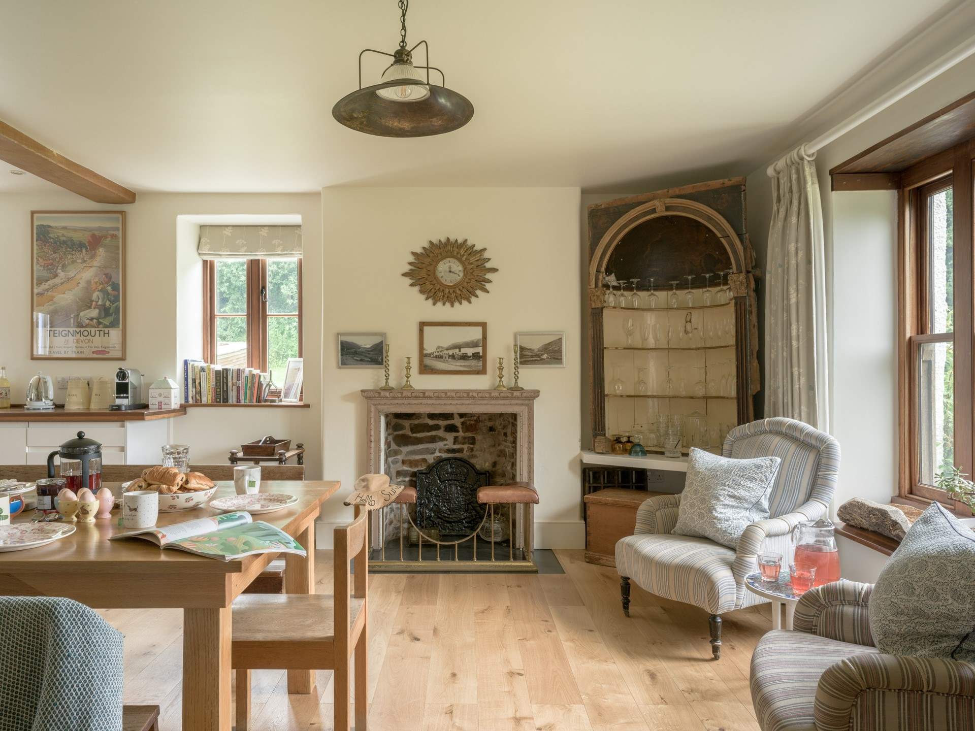 The kitchen/diner is perfect for sociable holidays. 