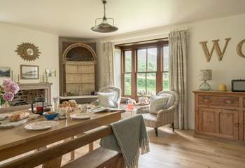 Gather everyone around the table to plan the day ahead. 