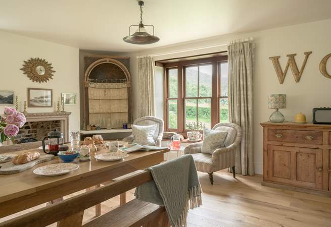 Gather everyone around the table to plan the day ahead. 