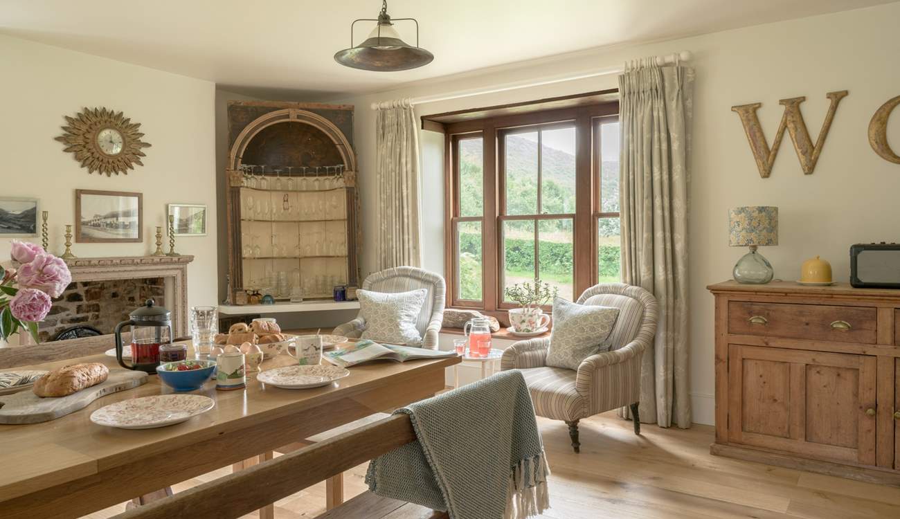 Gather everyone around the table to plan the day ahead. 