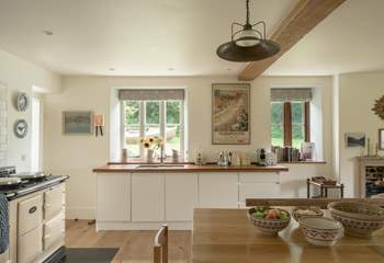 The fabulous kitchen has all the equipment you'll need.