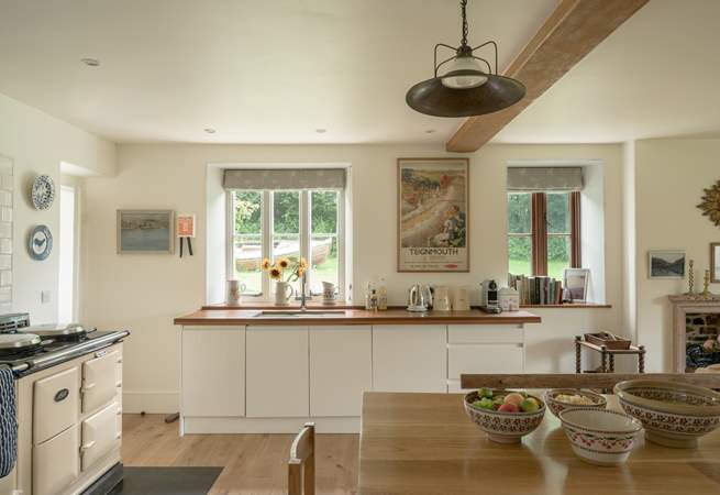 The fabulous kitchen has all the equipment you'll need.