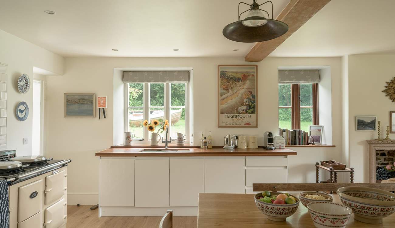 The fabulous kitchen has all the equipment you'll need.