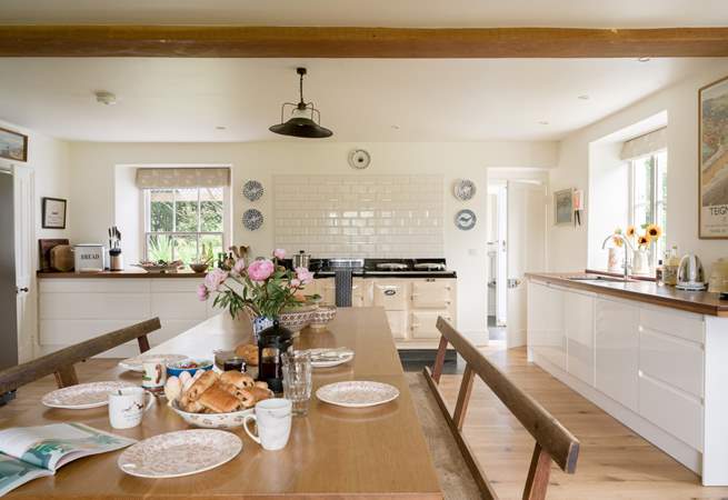 Cooking on the AGA will be such fun. 