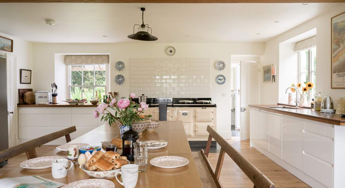 Cooking on the AGA will be such fun. 
