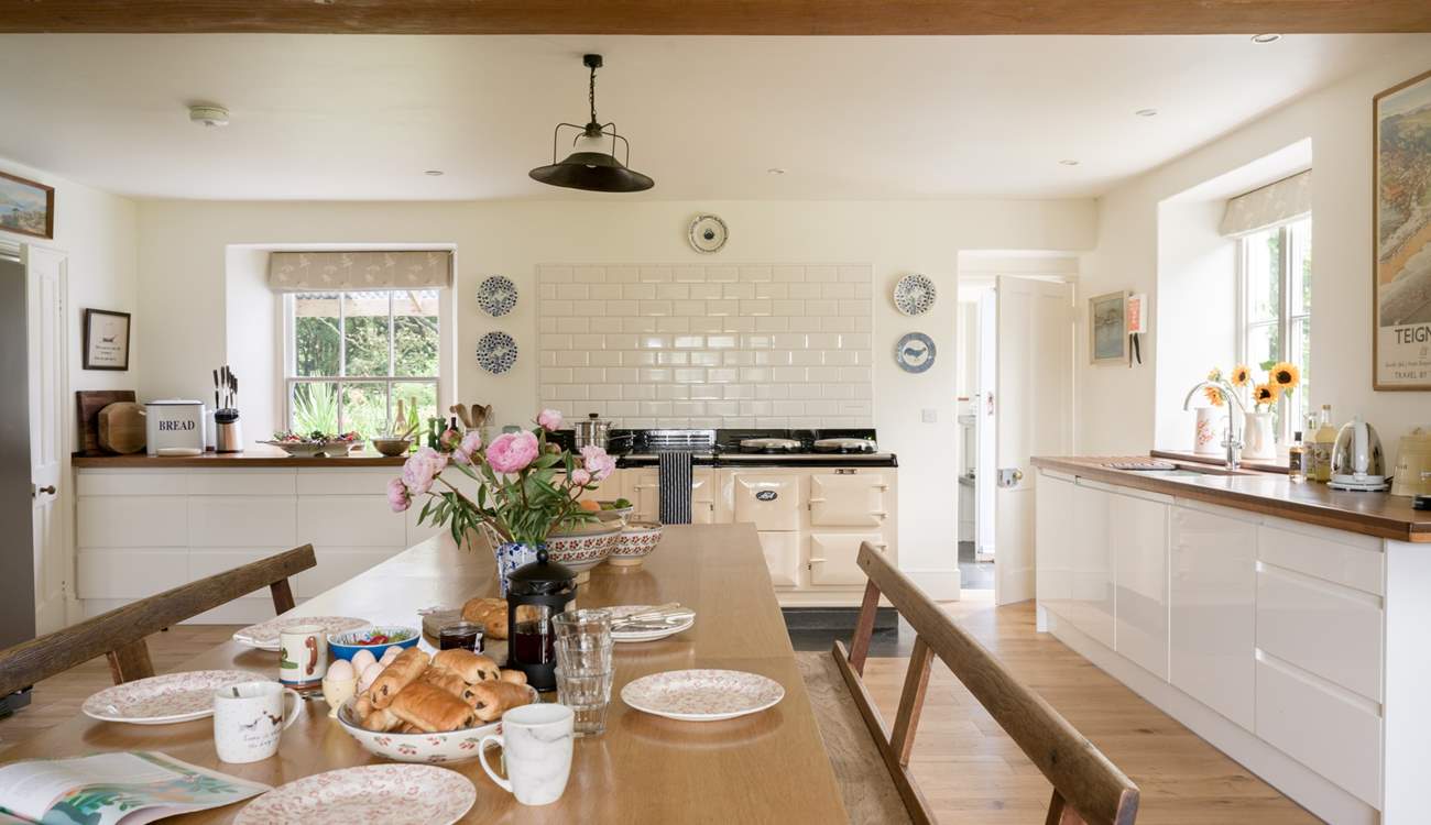 Cooking on the AGA will be such fun. 