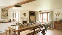 Stylish, traditional furnishings at every turn. 