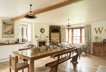 Stylish, traditional furnishings at every turn. 