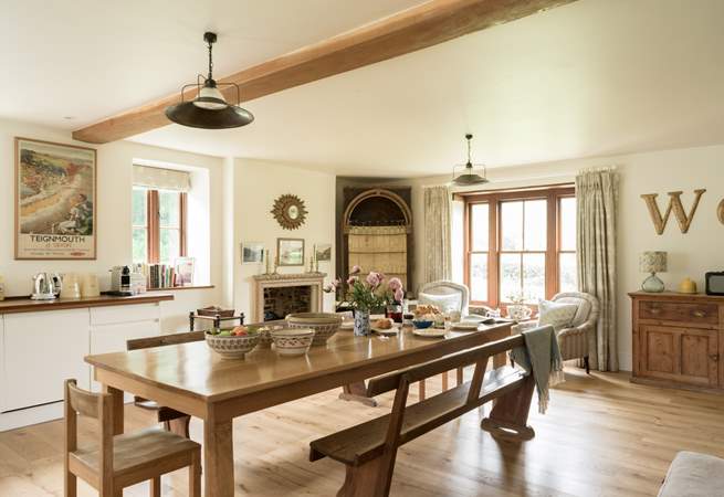 Stylish, traditional furnishings at every turn. 