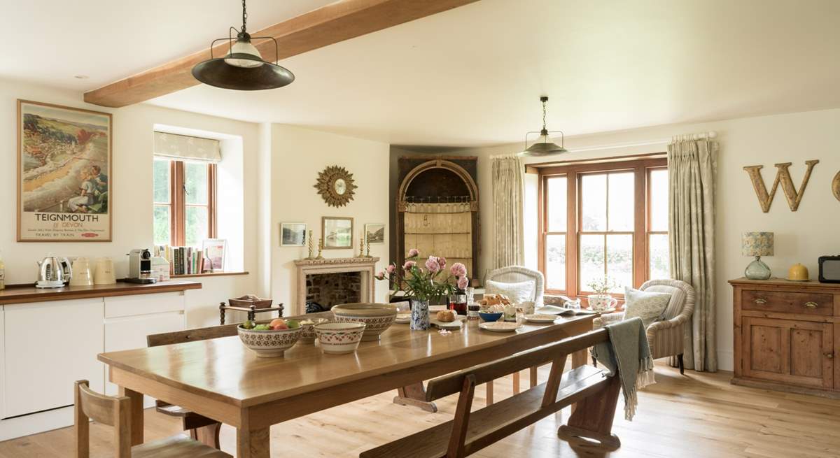 Stylish, traditional furnishings at every turn. 
