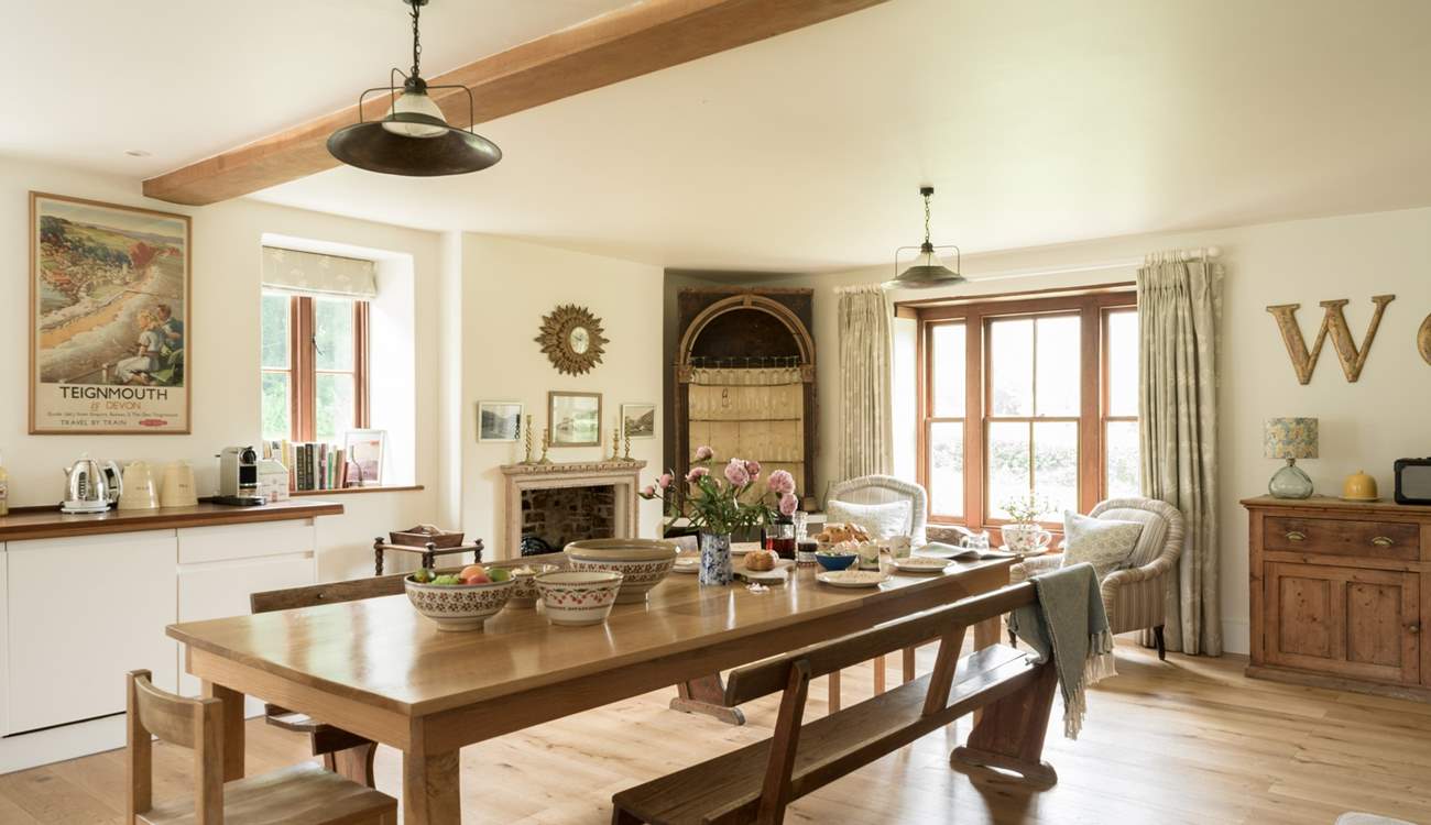 Stylish, traditional furnishings at every turn. 