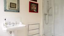 The shower-room on the first floor. 