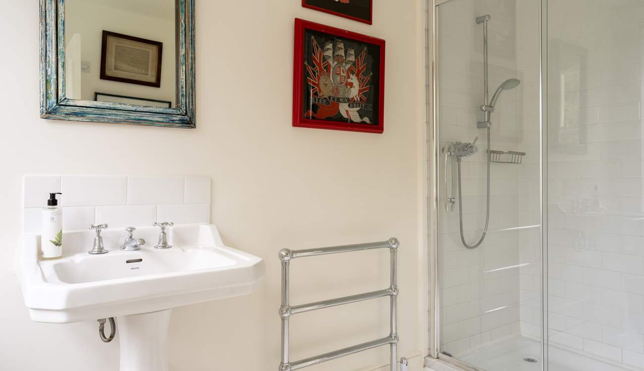 The shower-room on the first floor. 