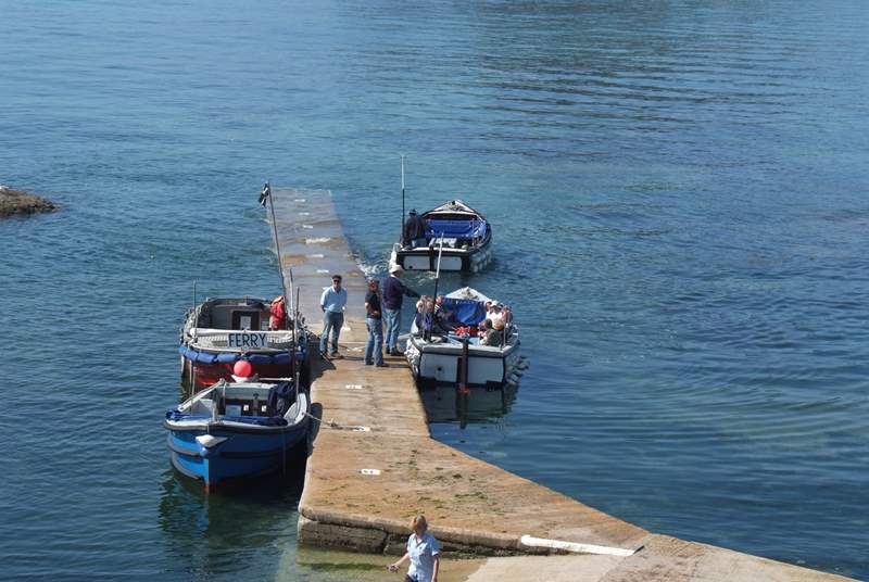 Catch a boat to St Michael's Mount at high tide.