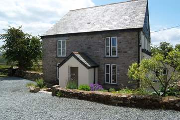 Poldue House basking in the Cornish sunshine