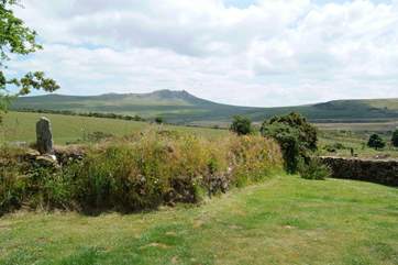 The enclosed garden has spectacular views.