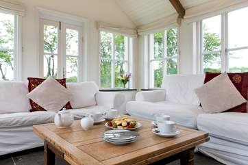 The conservatory.