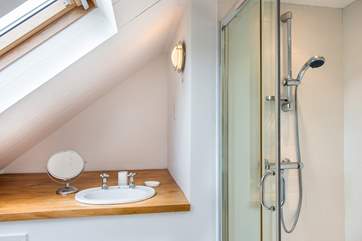 The en suite shower-room in Bedroom 4.