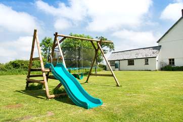There is an outside play-area which is shared with the other cottages.