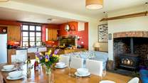 The wonderful kitchen/dining-room really is the heart of the home and a great place for all to gather.